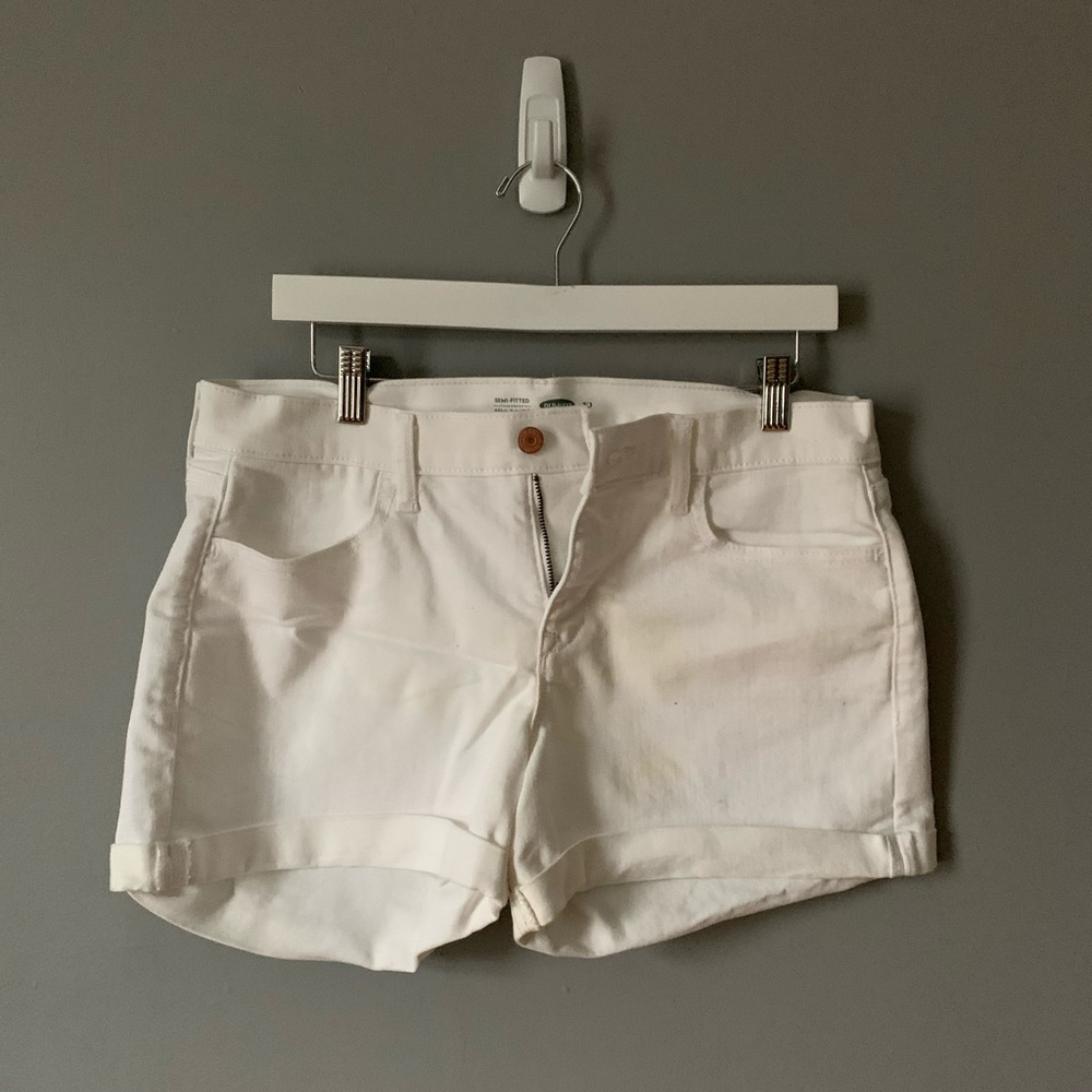 Old Navy White Jean Shorts